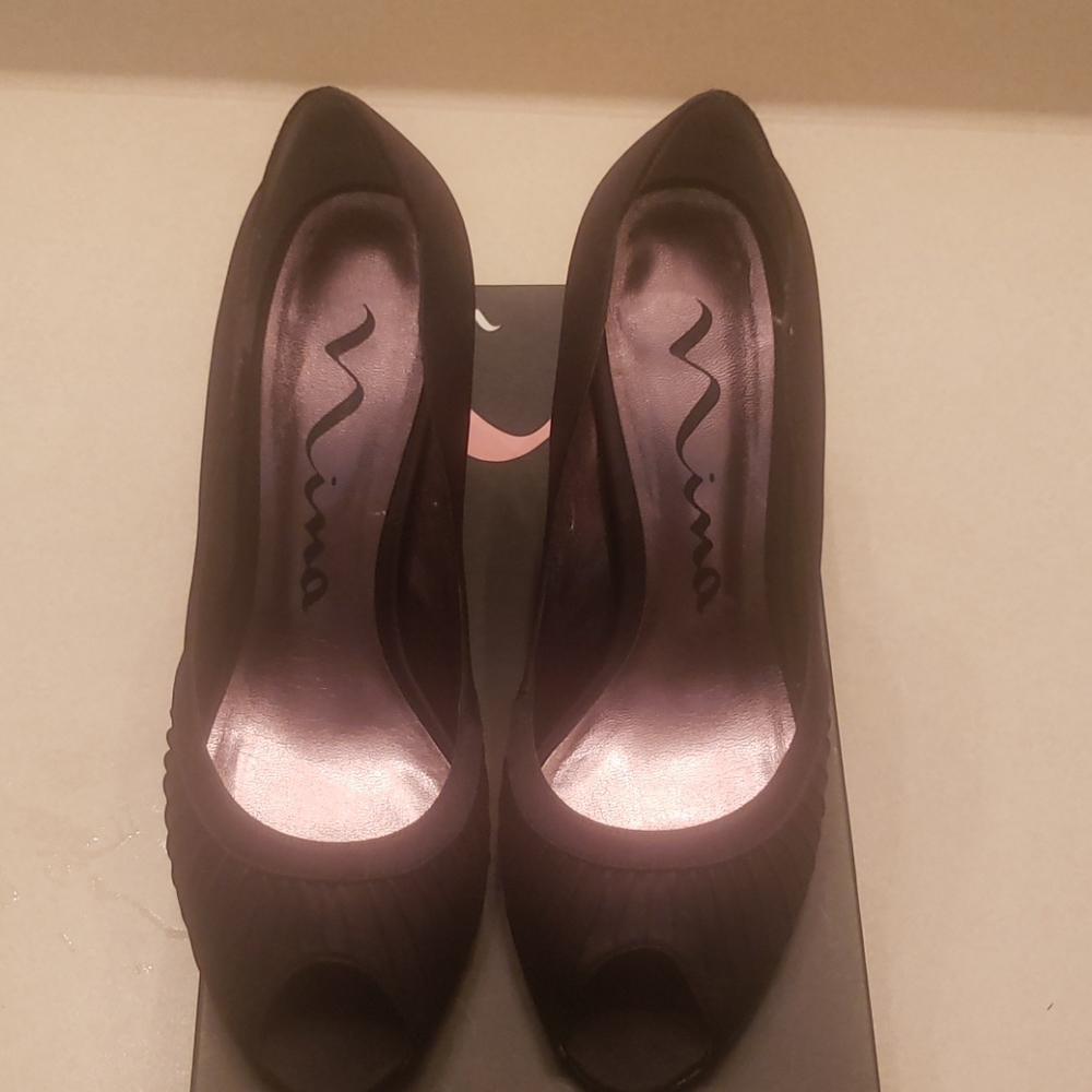 Black Nina Heel 3.5"